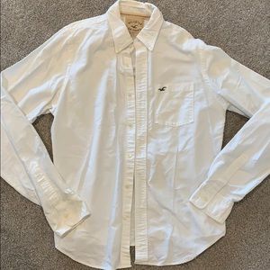 White Hollister Button Up